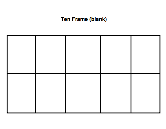 Printable Double Ten Frame