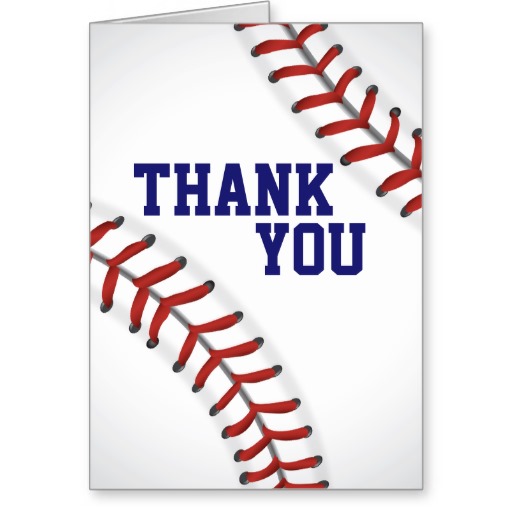 8 Best Images of Free Baseball Printable Thank You Free Printable