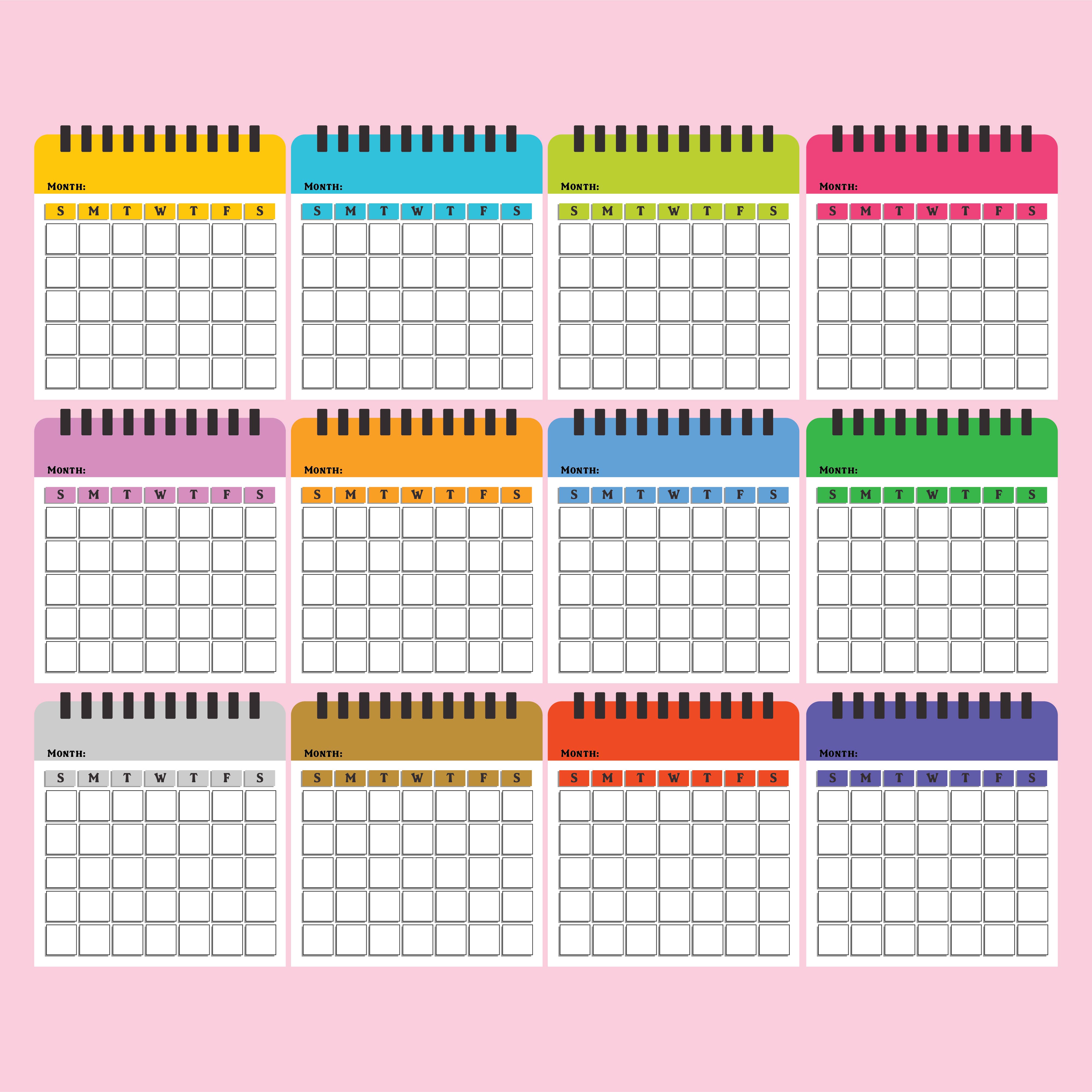 preschool-calendars