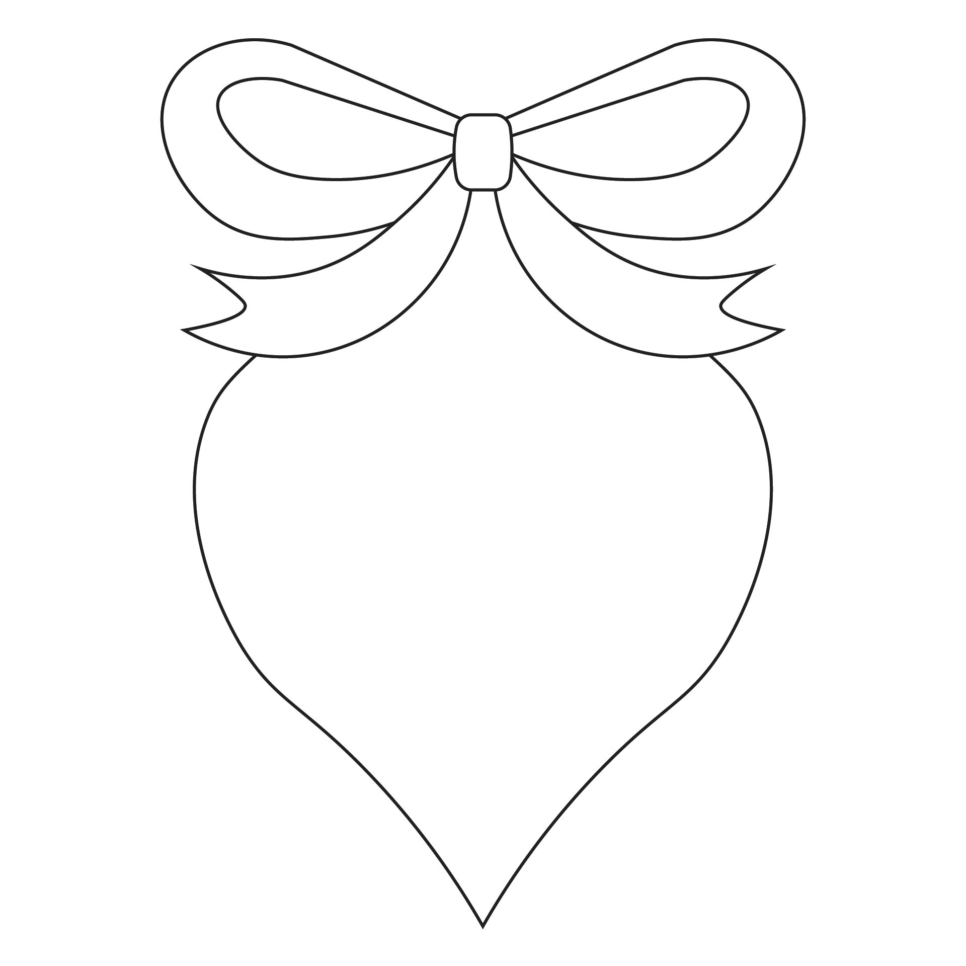 Large Ornament Template