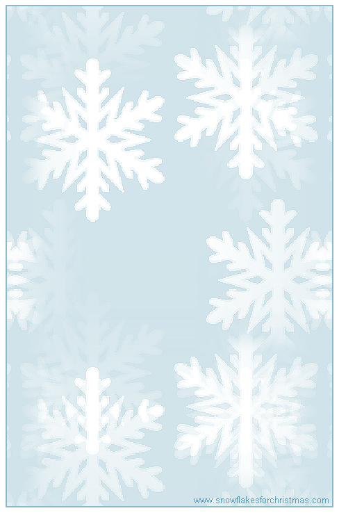 Free Printable Snowflake Writing Paper
