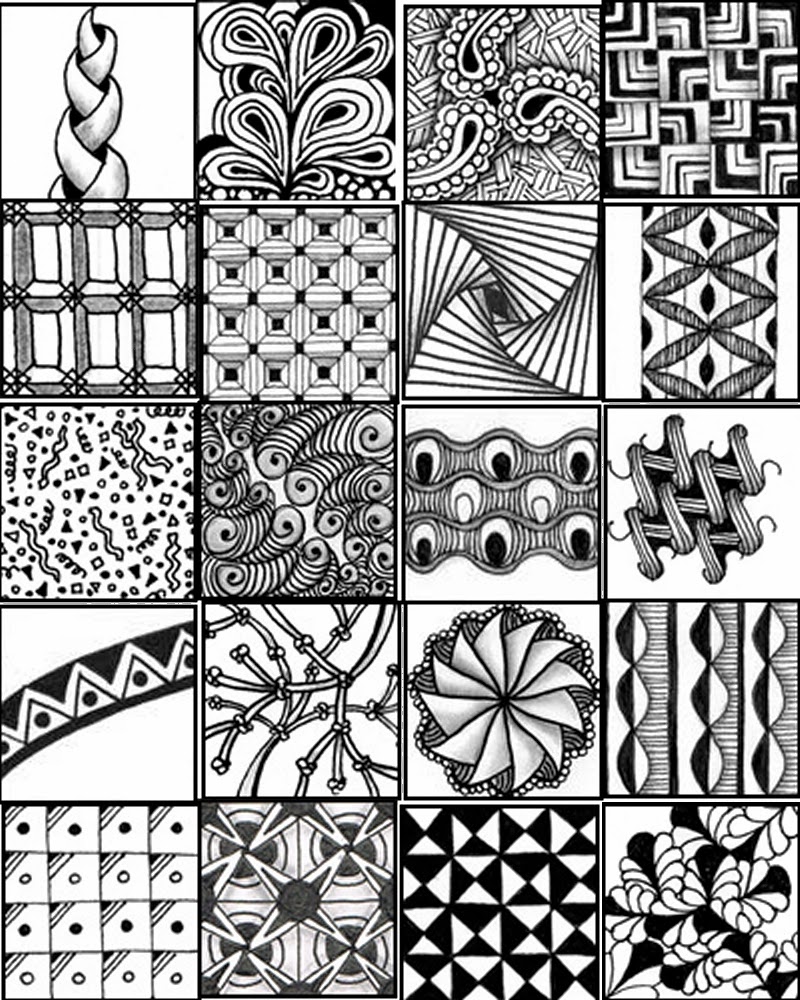 9 Best Images Of Printable Flower Patterns Zentangle Zentangle 