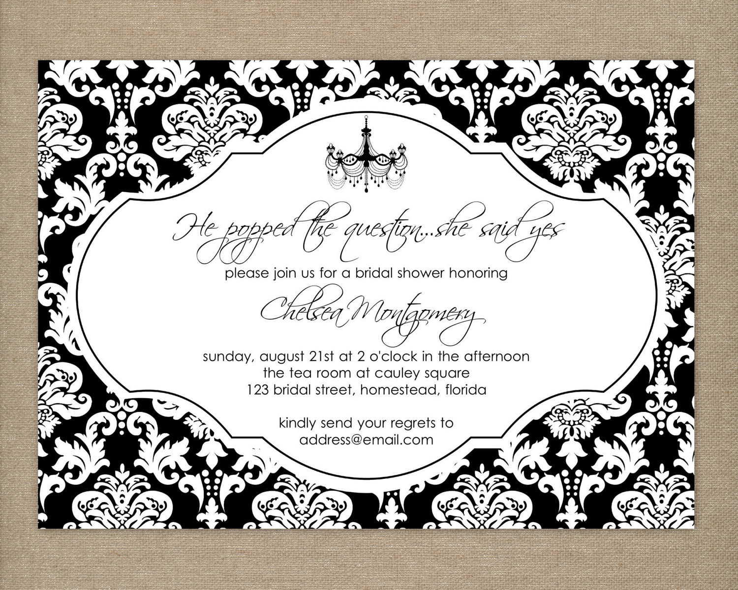 8 Best Images of Black And White Birthday Invitation Templates Printable - Black and White