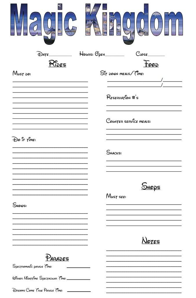 7 Best Images Of Disneyland Vacation Planner Printable Pages Disney World Vacation Planner 7 Best Images Of Disneyland Vacation Planner Printable Pages Disney World Vacation Planner