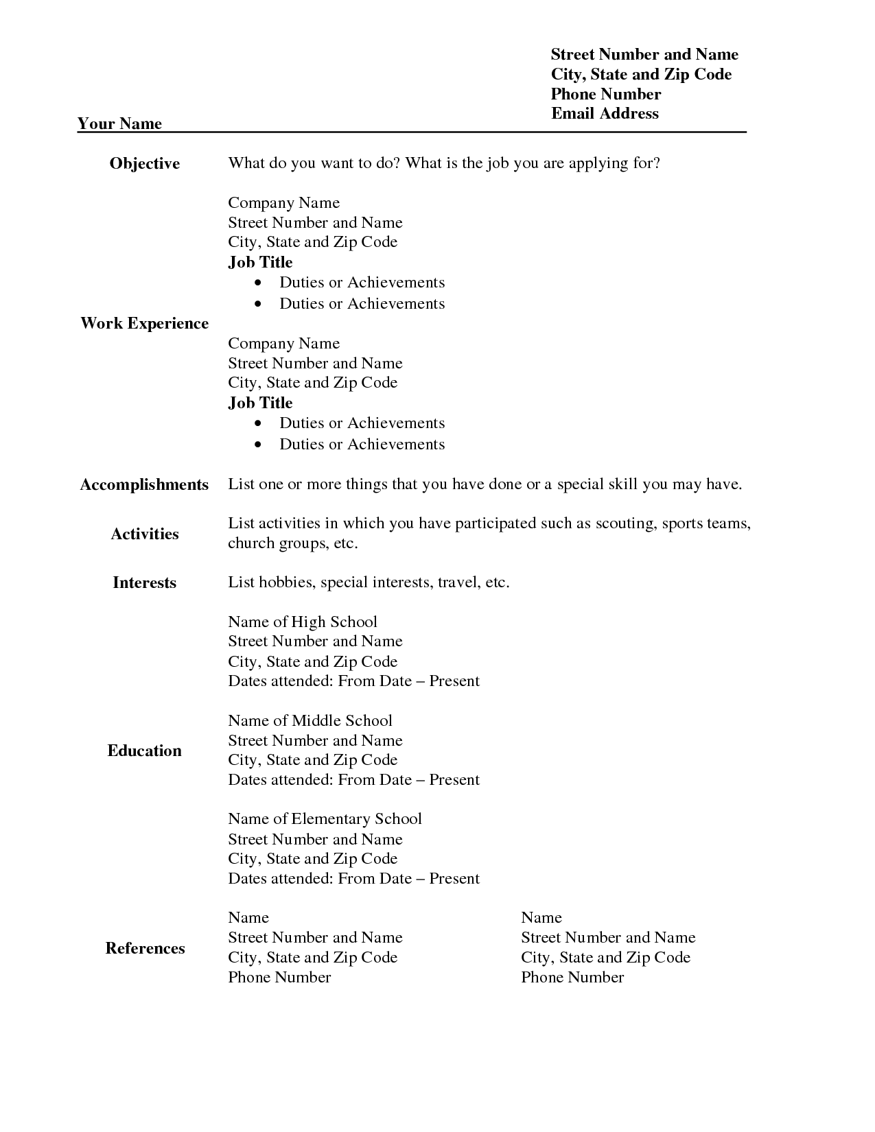 9-best-images-of-printable-blank-resume-form-blank-resume-forms-to