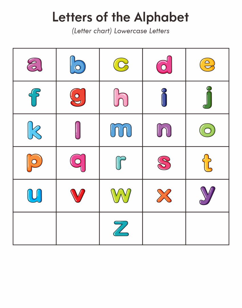 6 Best Images of Printable Lowercase Letters To Color Printable
