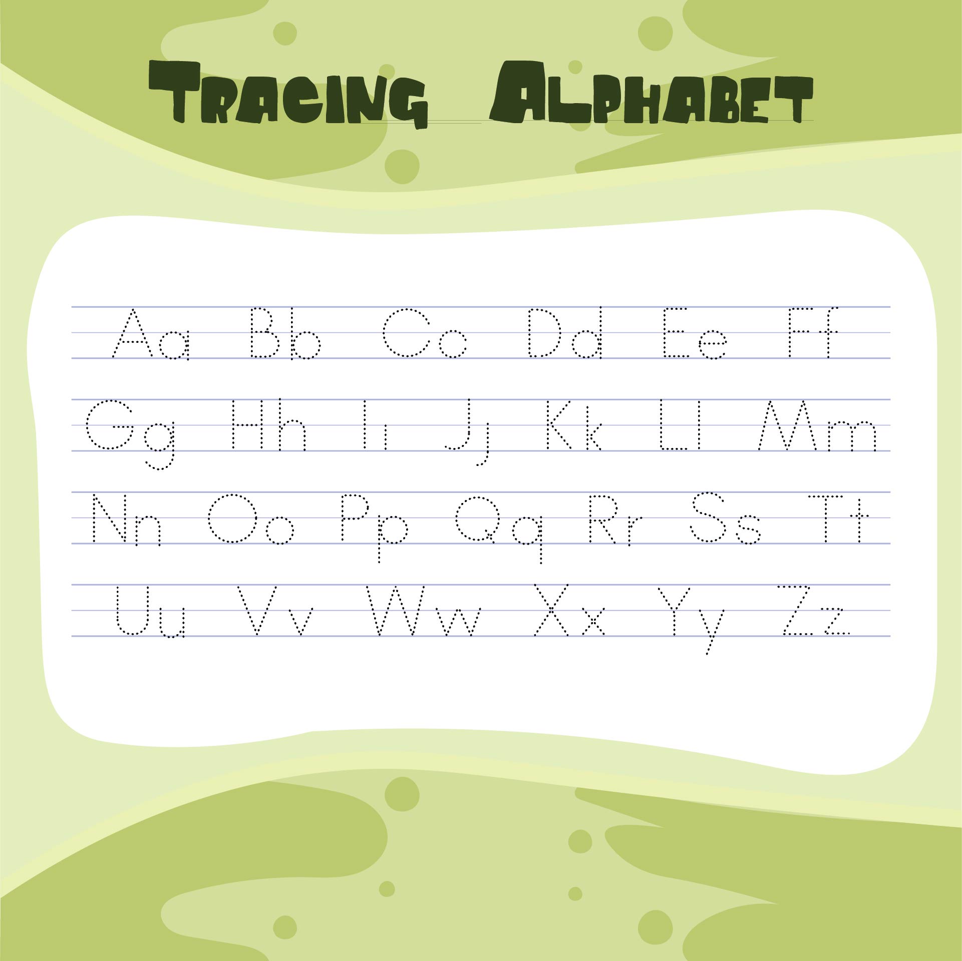 6 Best Images of Free ABC Worksheets Preschool Printables Printable