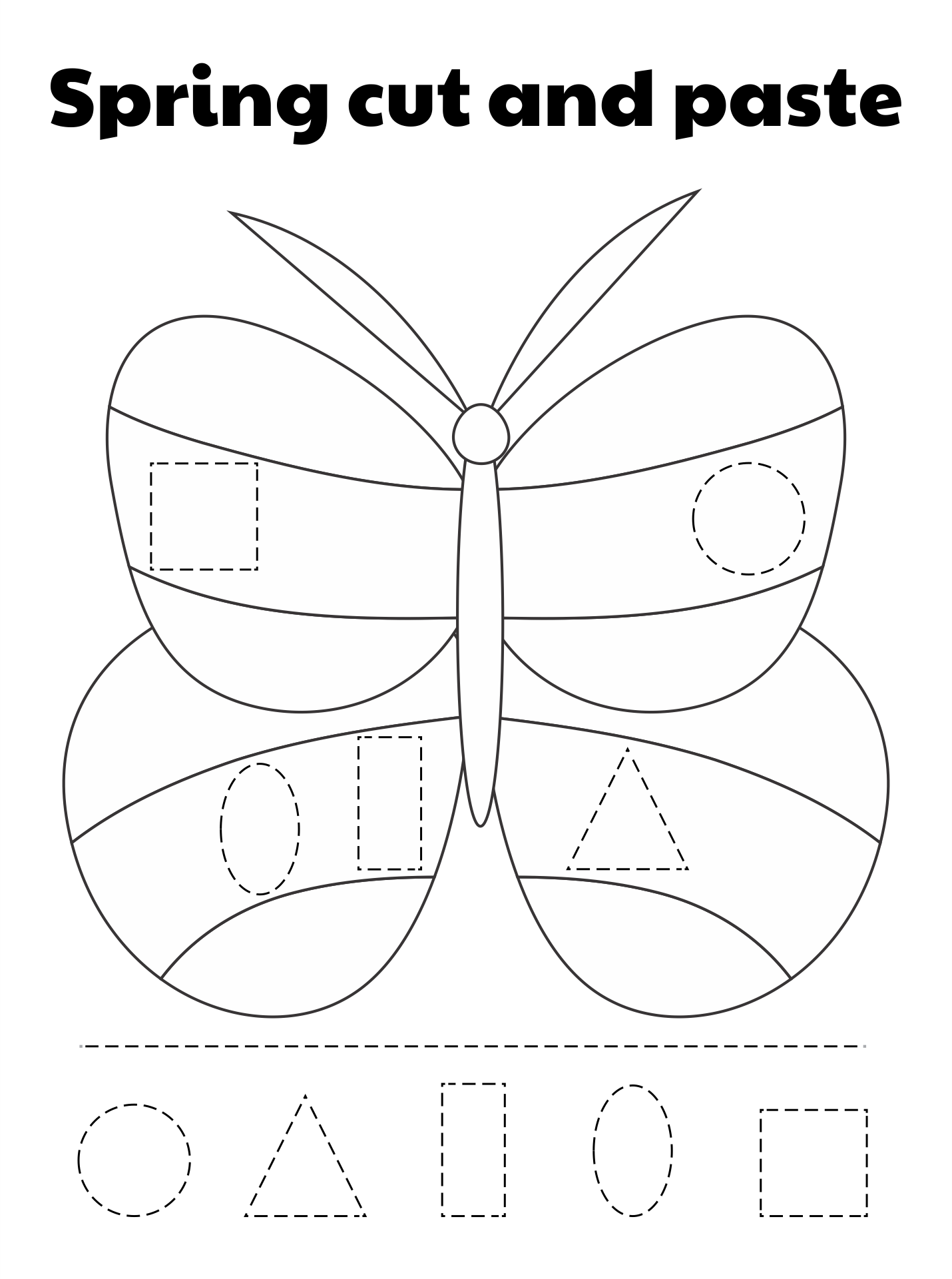 9 Best Images of Cut And Paste Printables - Spring Cut and Paste