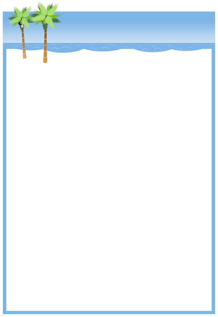 5 Best Images of Free Printable Beach Theme Borders - Free Printable