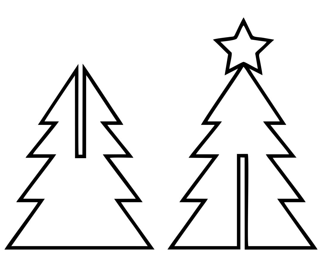 Free Printable 3D Christmas Tree Template