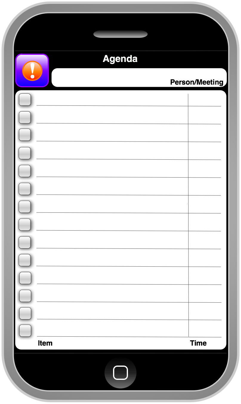Simple Agenda Template