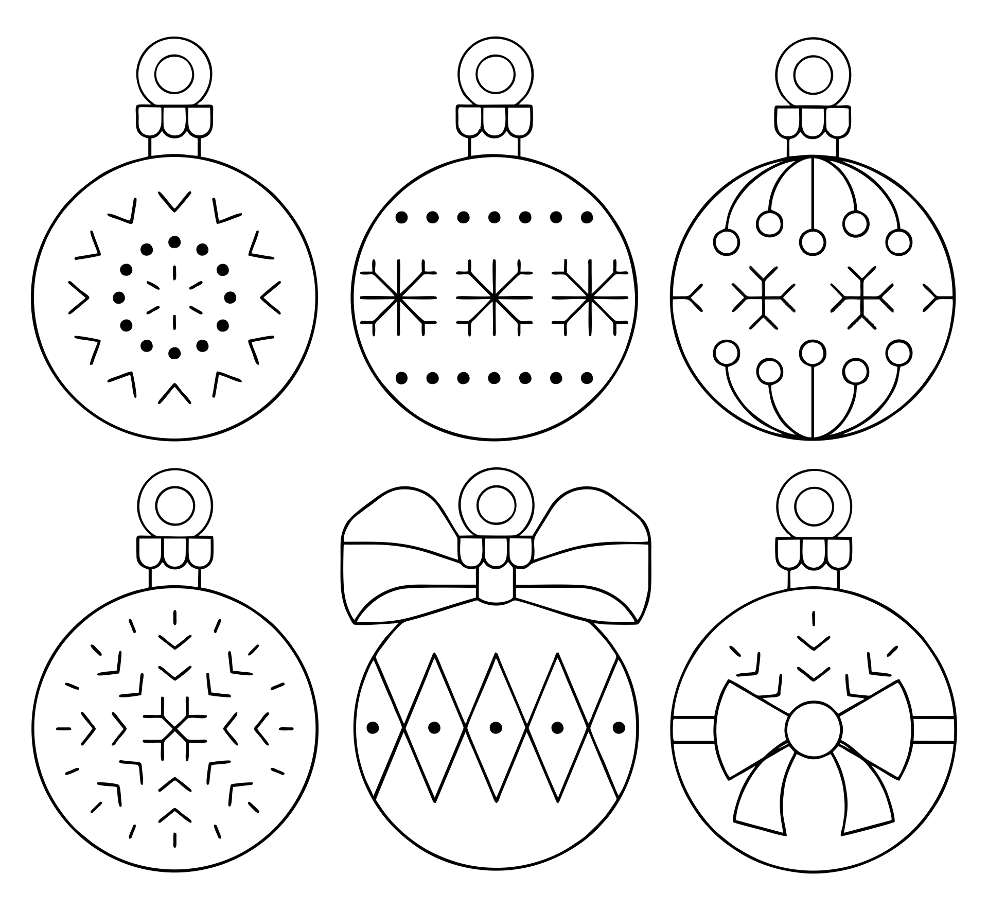 Christmas Ornament Template Free Download