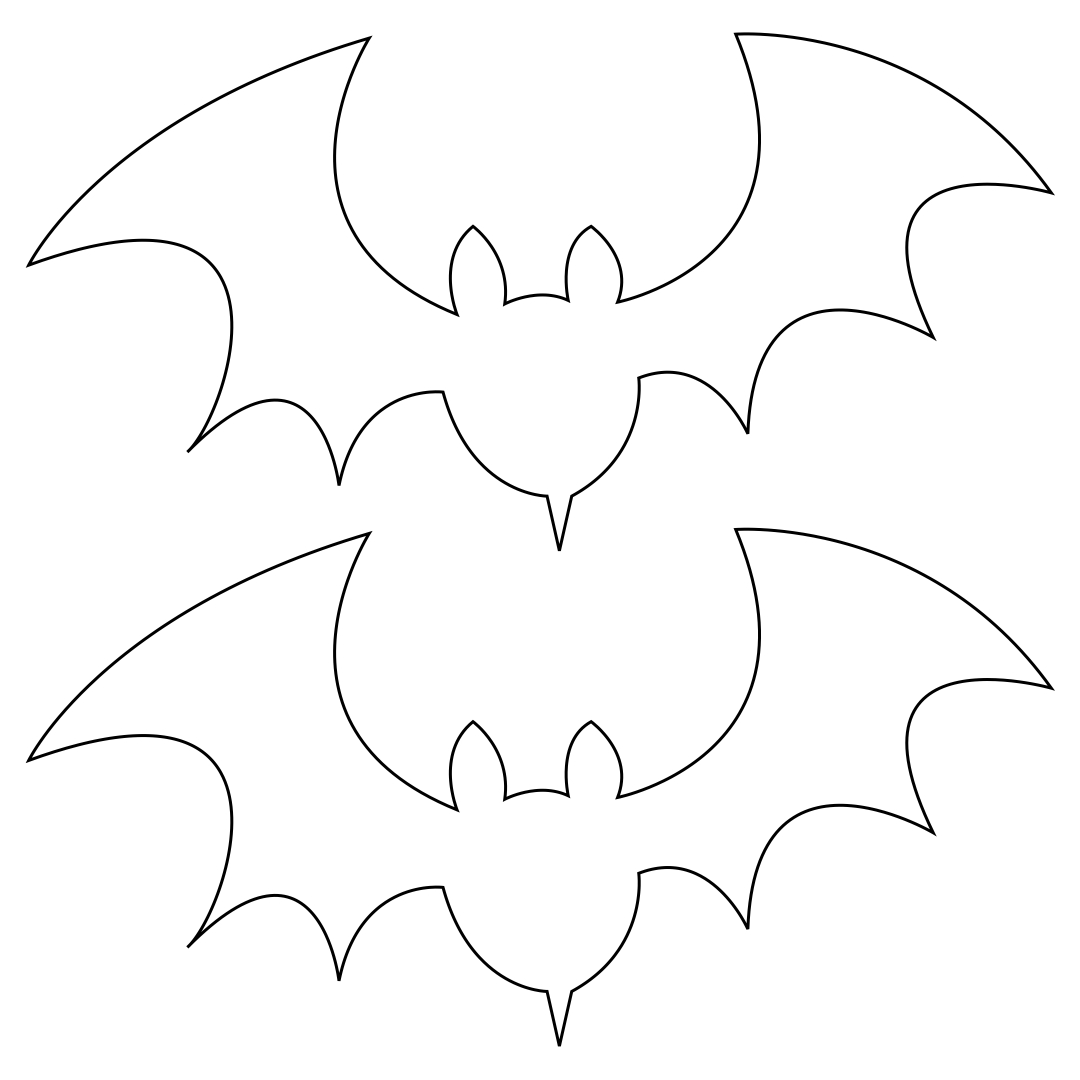 Free Printable Bat Template