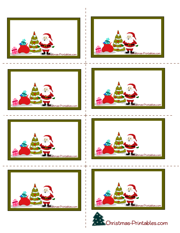 Christmas Label Templates Free Download