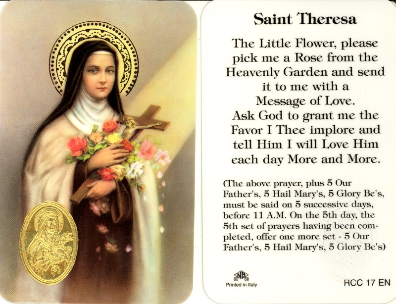 5 Best Images of Free Printable Saint Valentine Holy Card St