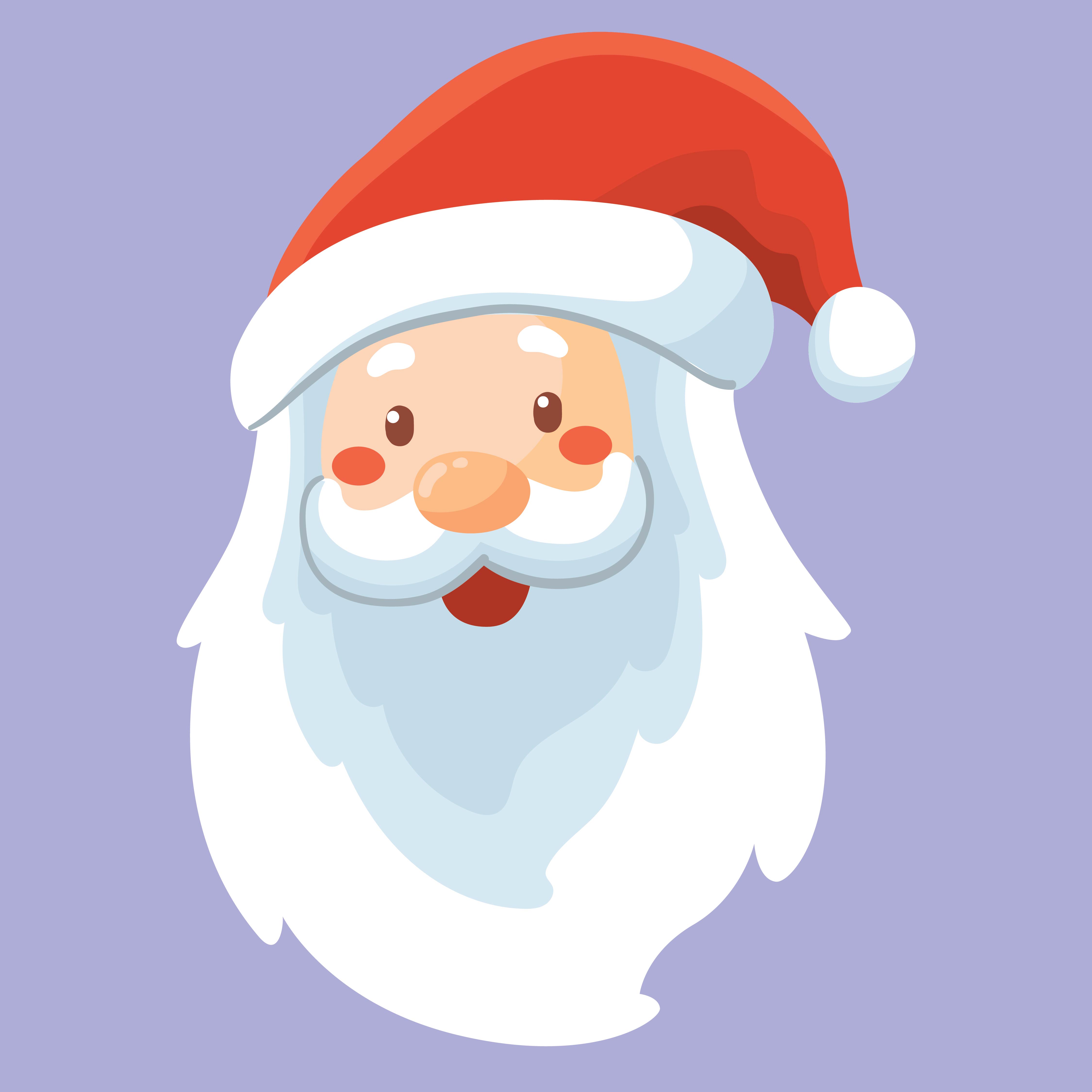 7 Best Images of Santa Claus Face Template Printable Santa Face