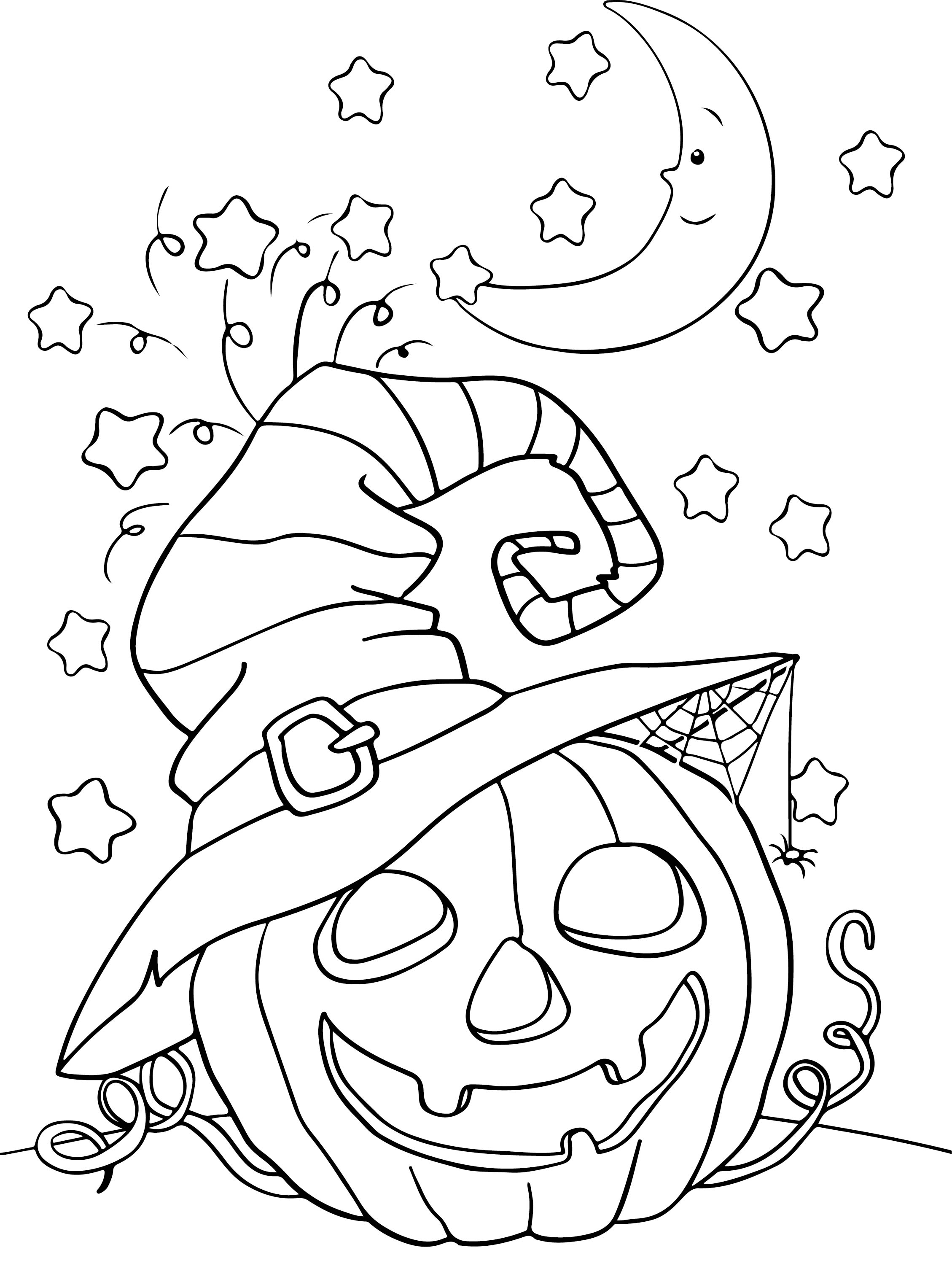  Halloween Coloring Pages For Teachers Free Download Gmbar co