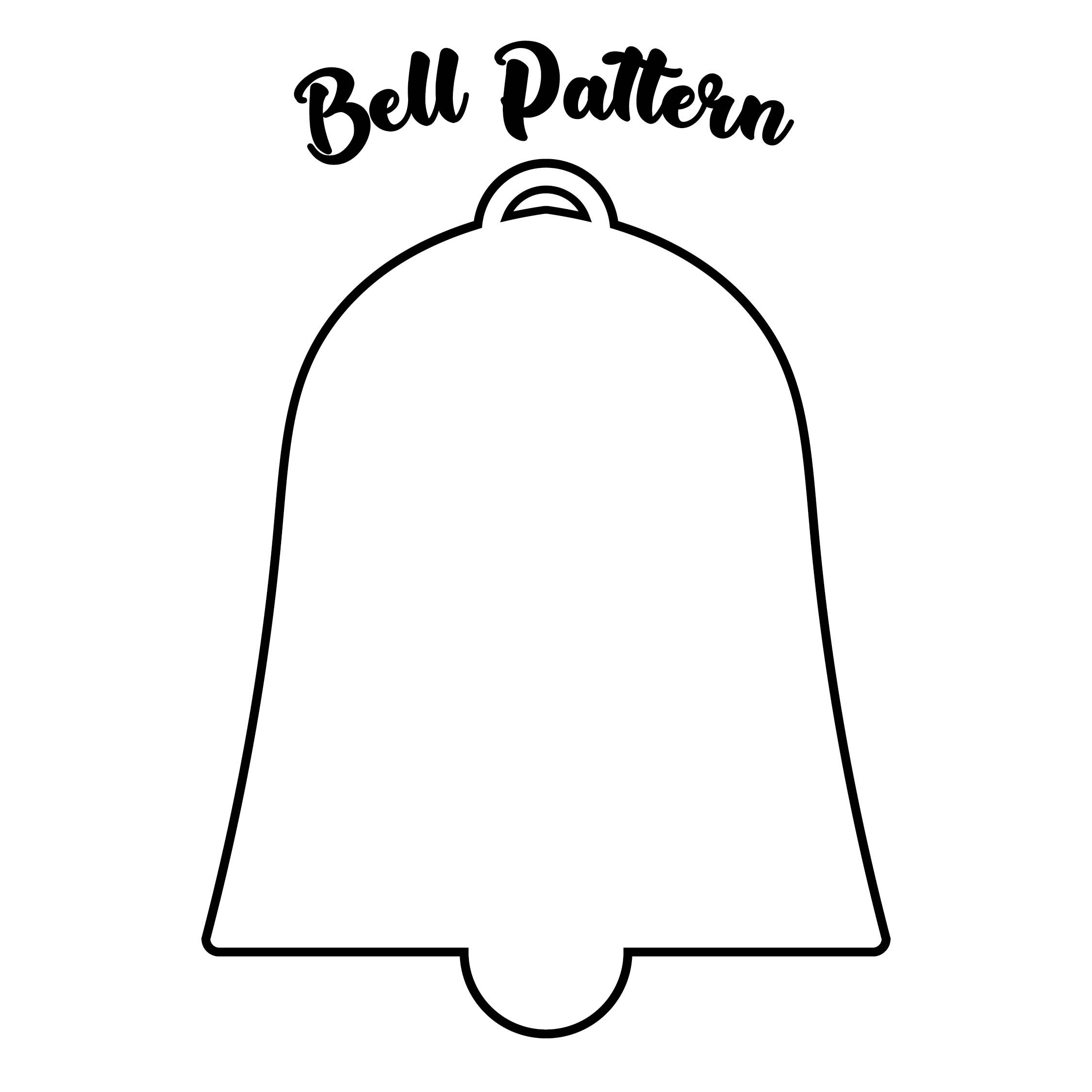 Printable Bell Template Printable Templates