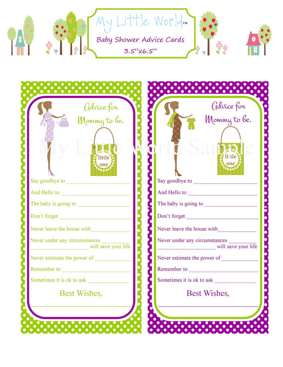 8 Best Images of Baby Advice Printable Cards Free - Free Printable Baby