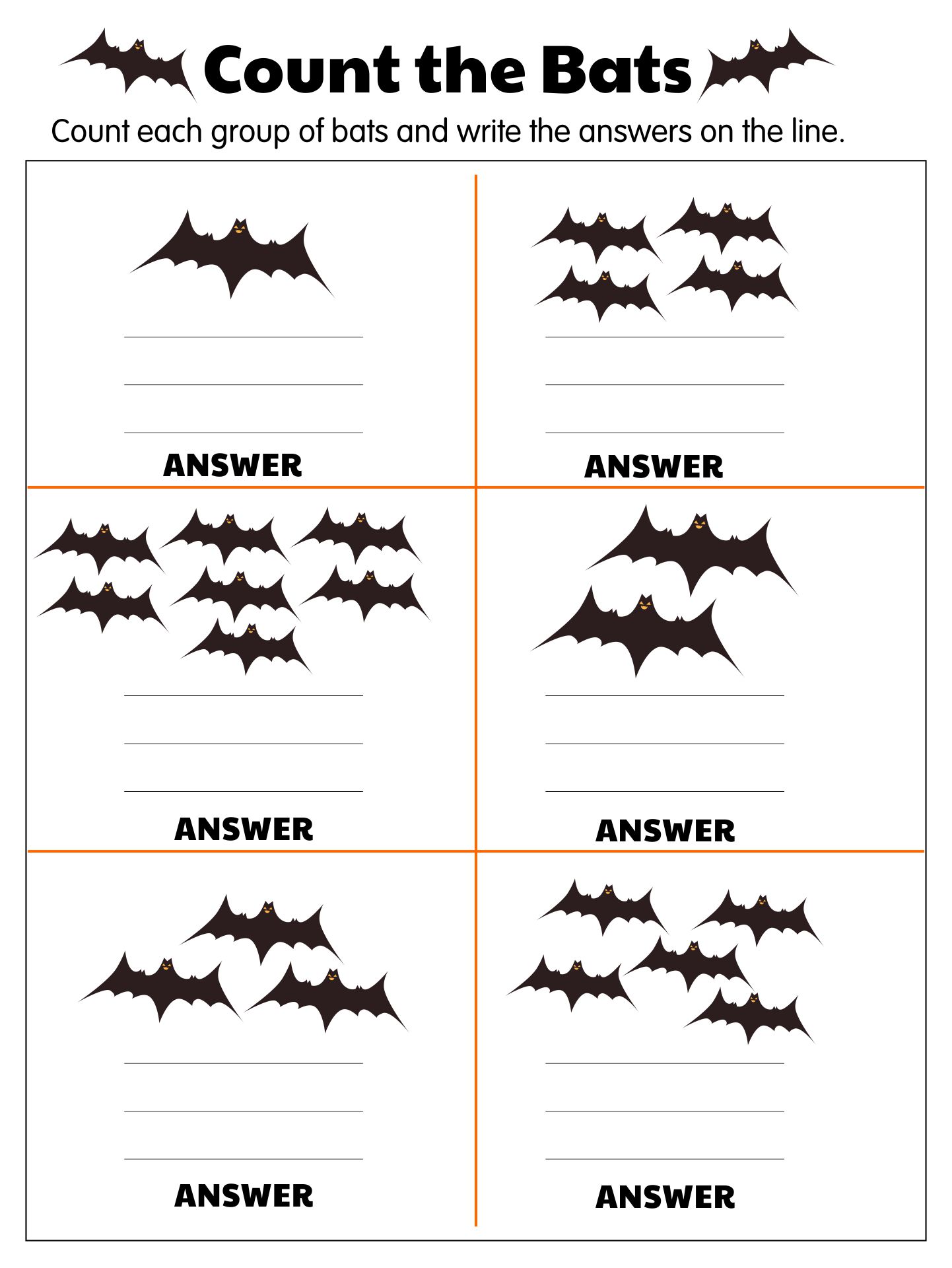 Free Printable Halloween Activity Pages For Kindergarten