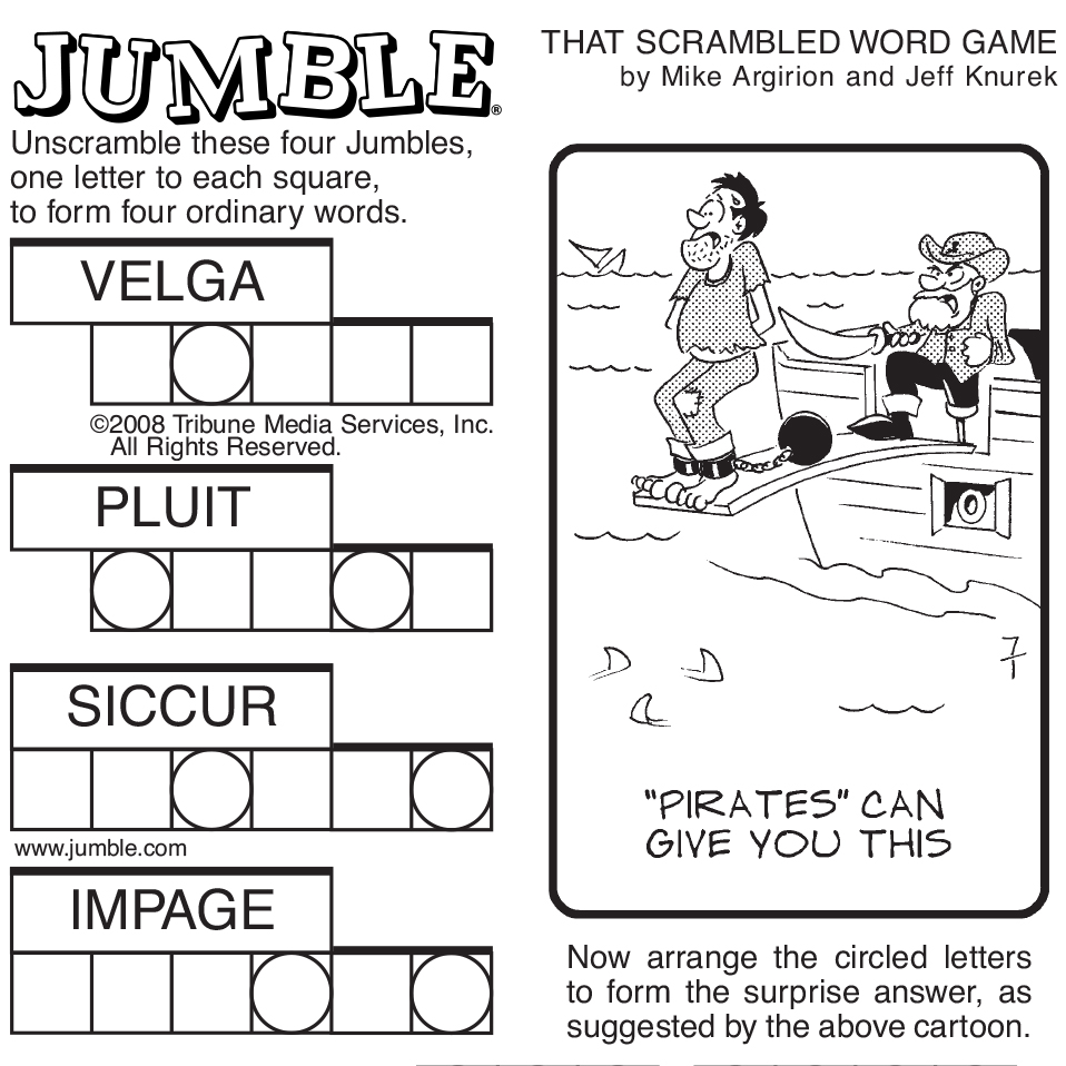 7 Best Images of Printable Jumble Crosswords Free Printable Jumble
