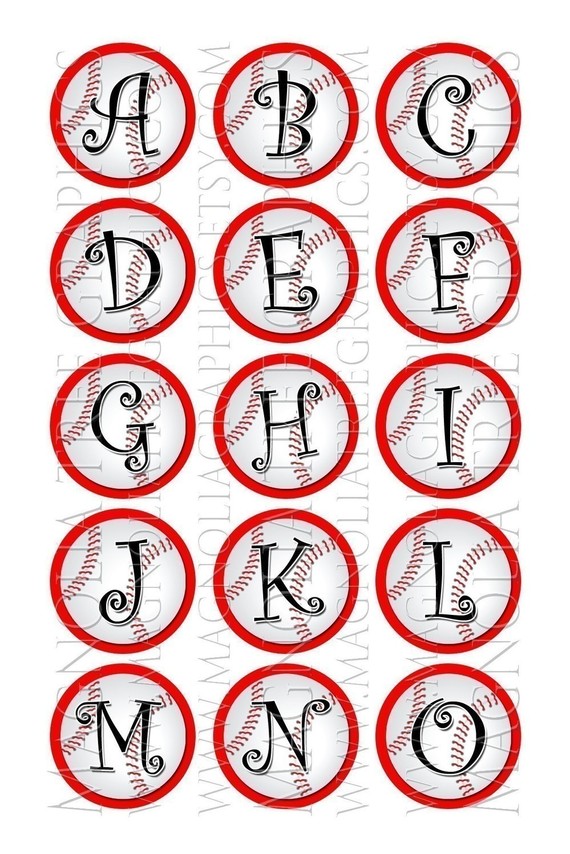 7 Best Images Of Printable Baseball Bubble Letters Baseball Printable 