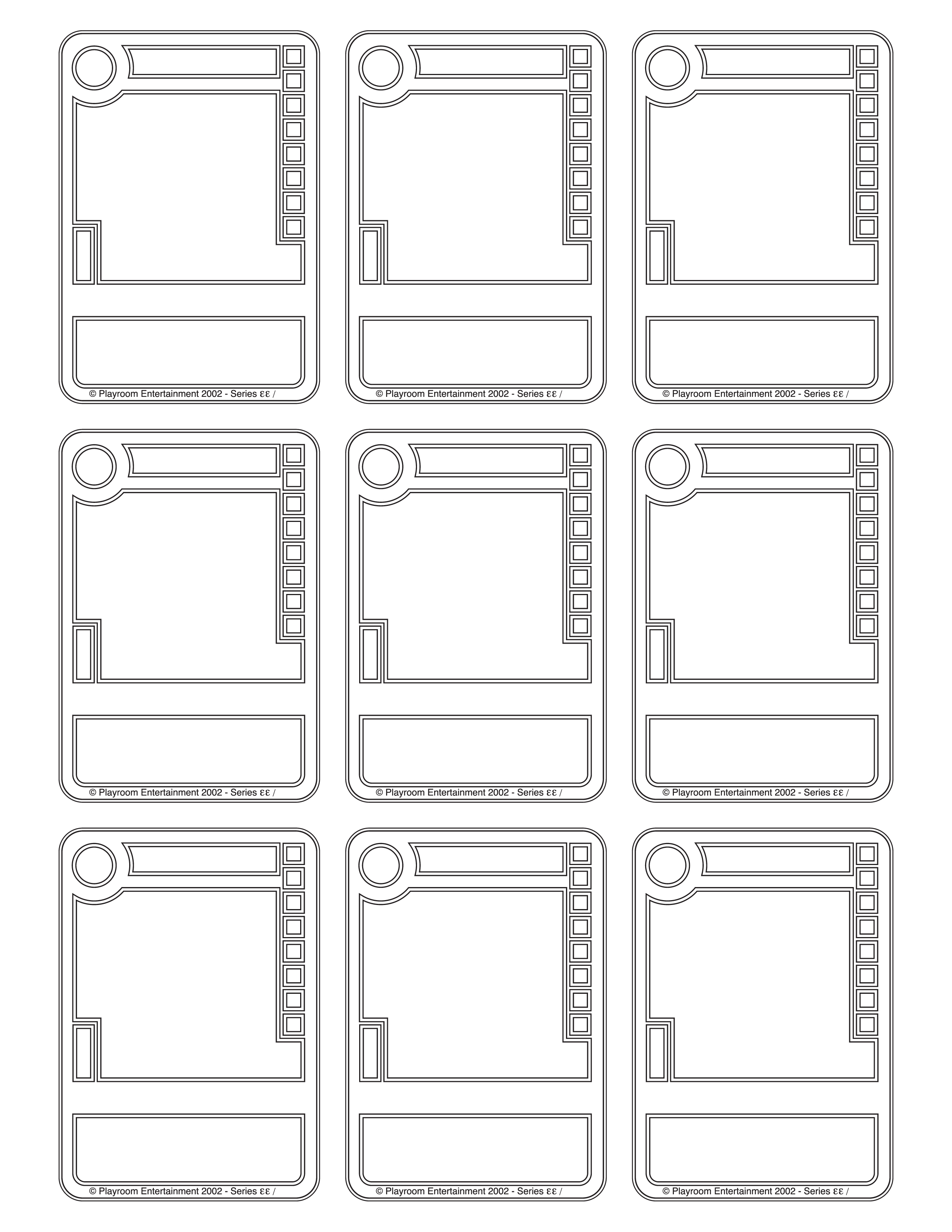 Blank Printable Playing Cards - Printable Word Searches