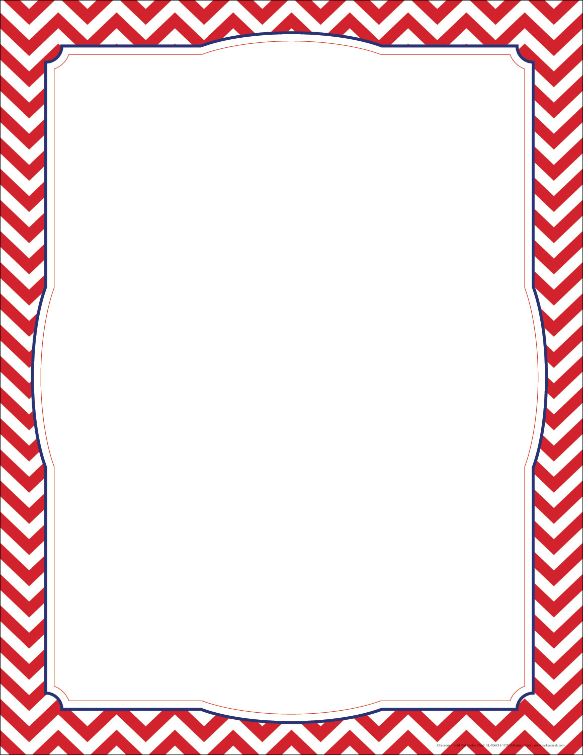 Free Printable Chevron Border Template Just One Side