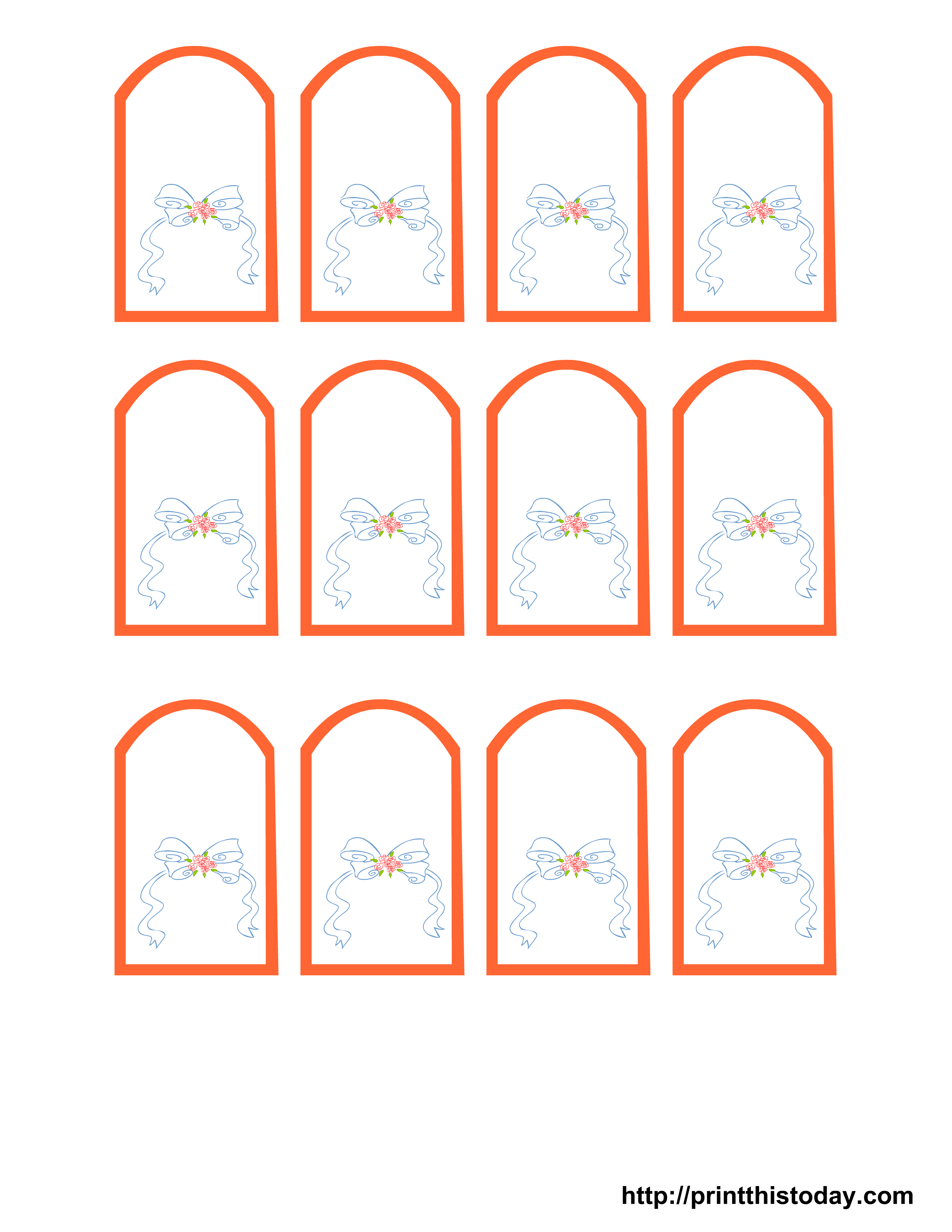 8 Best Images Of Wedding Gift Tag Templates Printable Free Printable Wedding Favor Tags