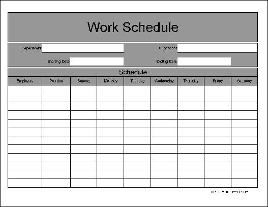 Schedule Printable Images Gallery Category Page 4