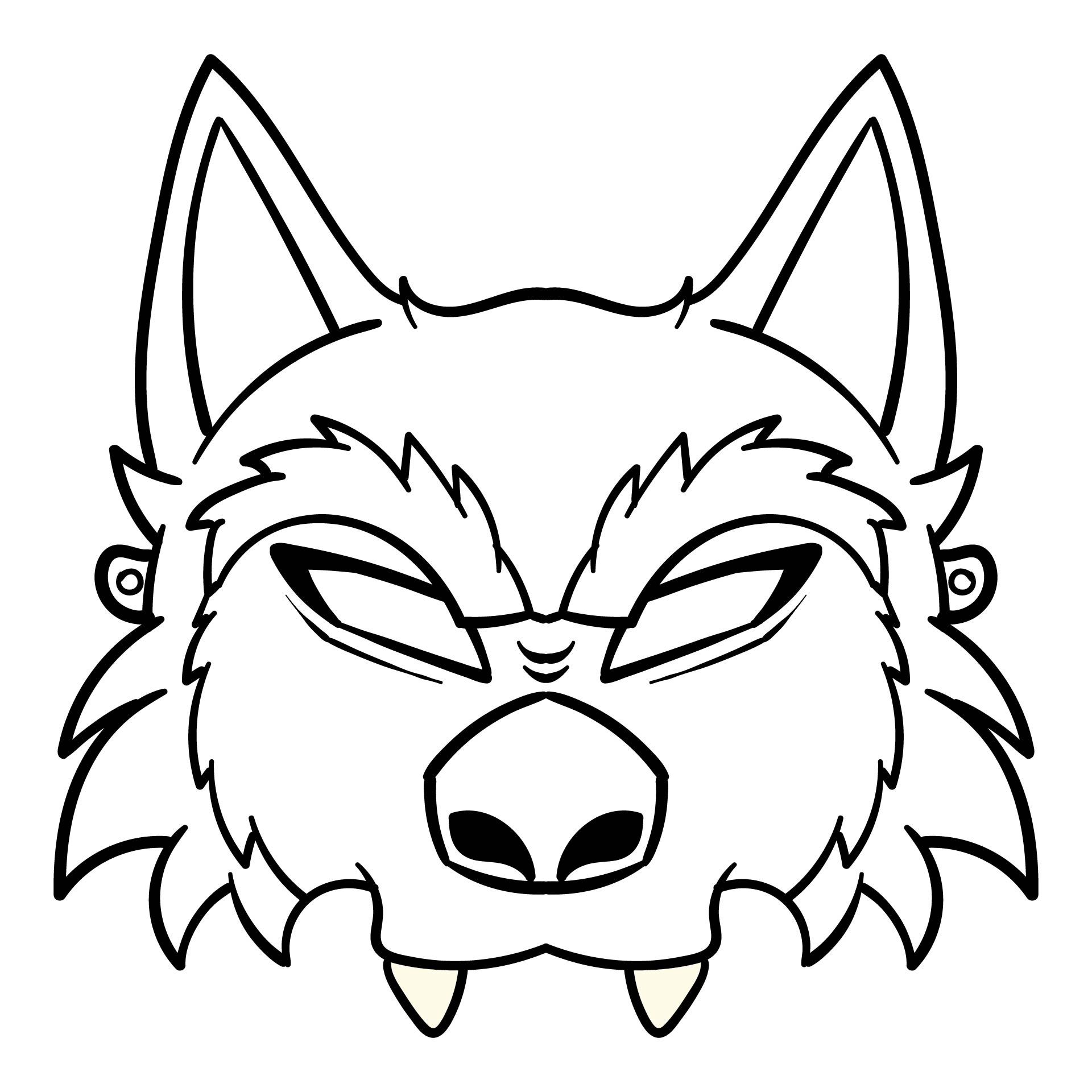 printable halloween masks coloring pages - photo #20