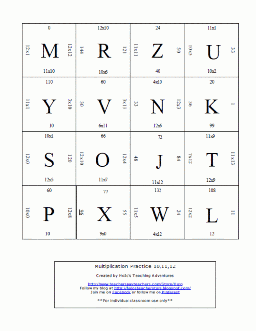 Free Printable Math Puzzles For Middle School