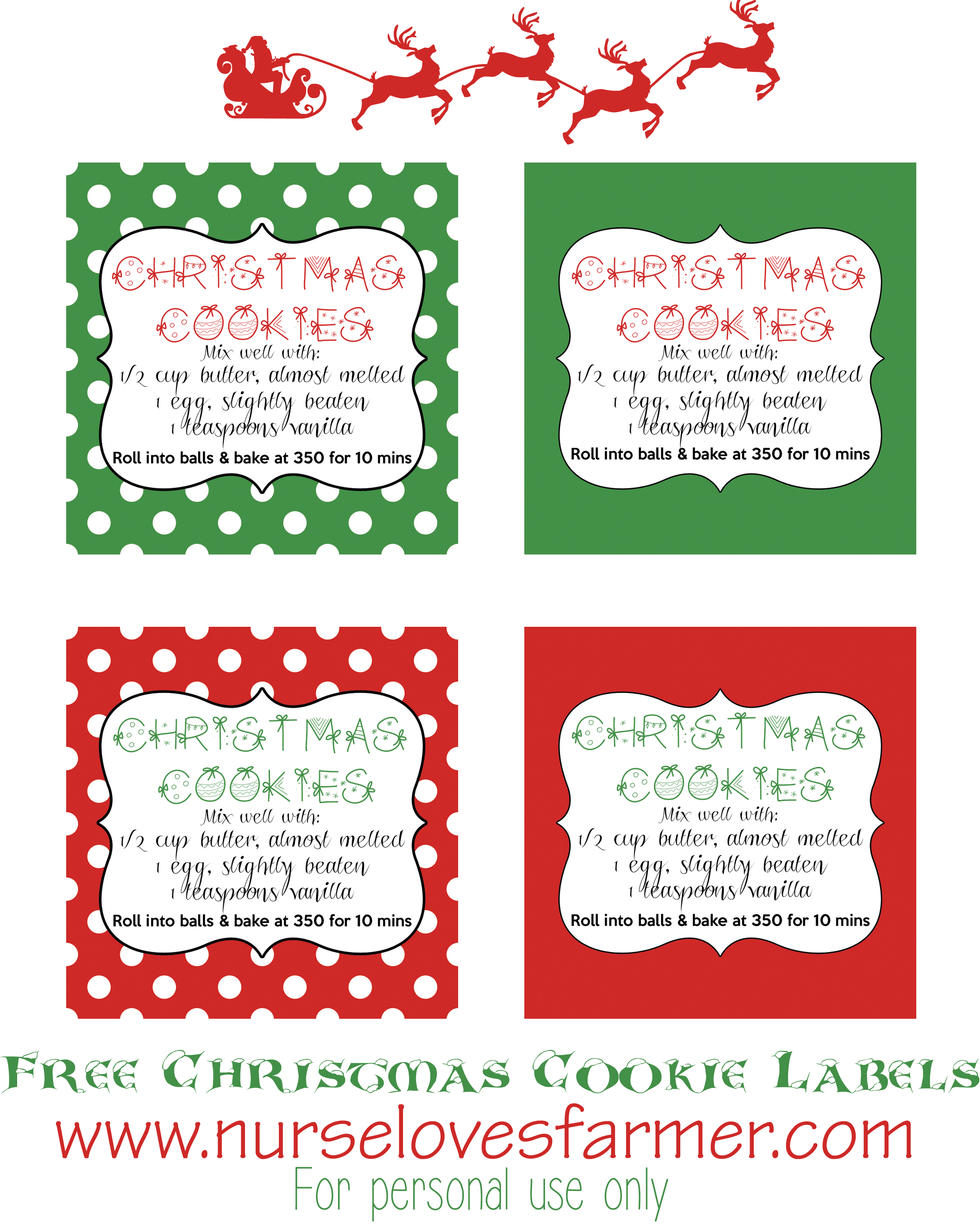7 Best Images of Christmas Cookie Labels Free Printables Cookie Jar