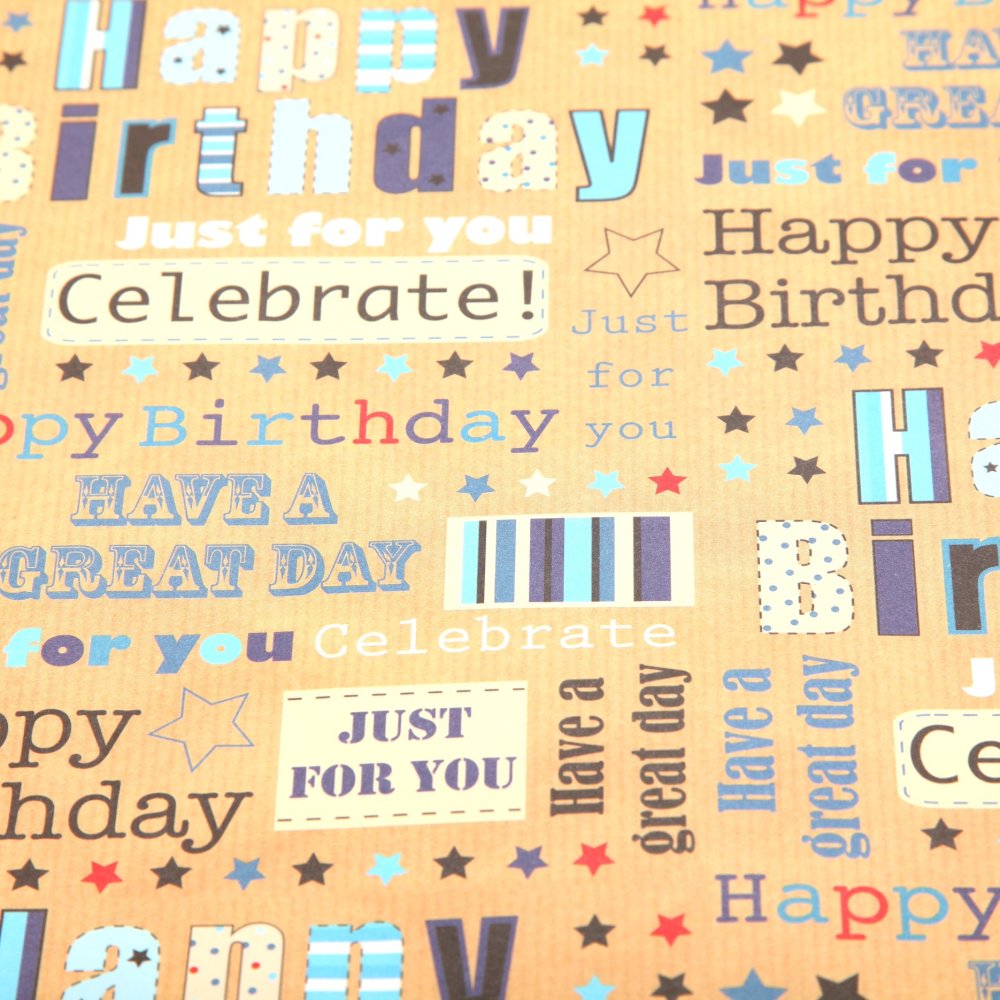 Free Printable Birthday Wrapping Paper