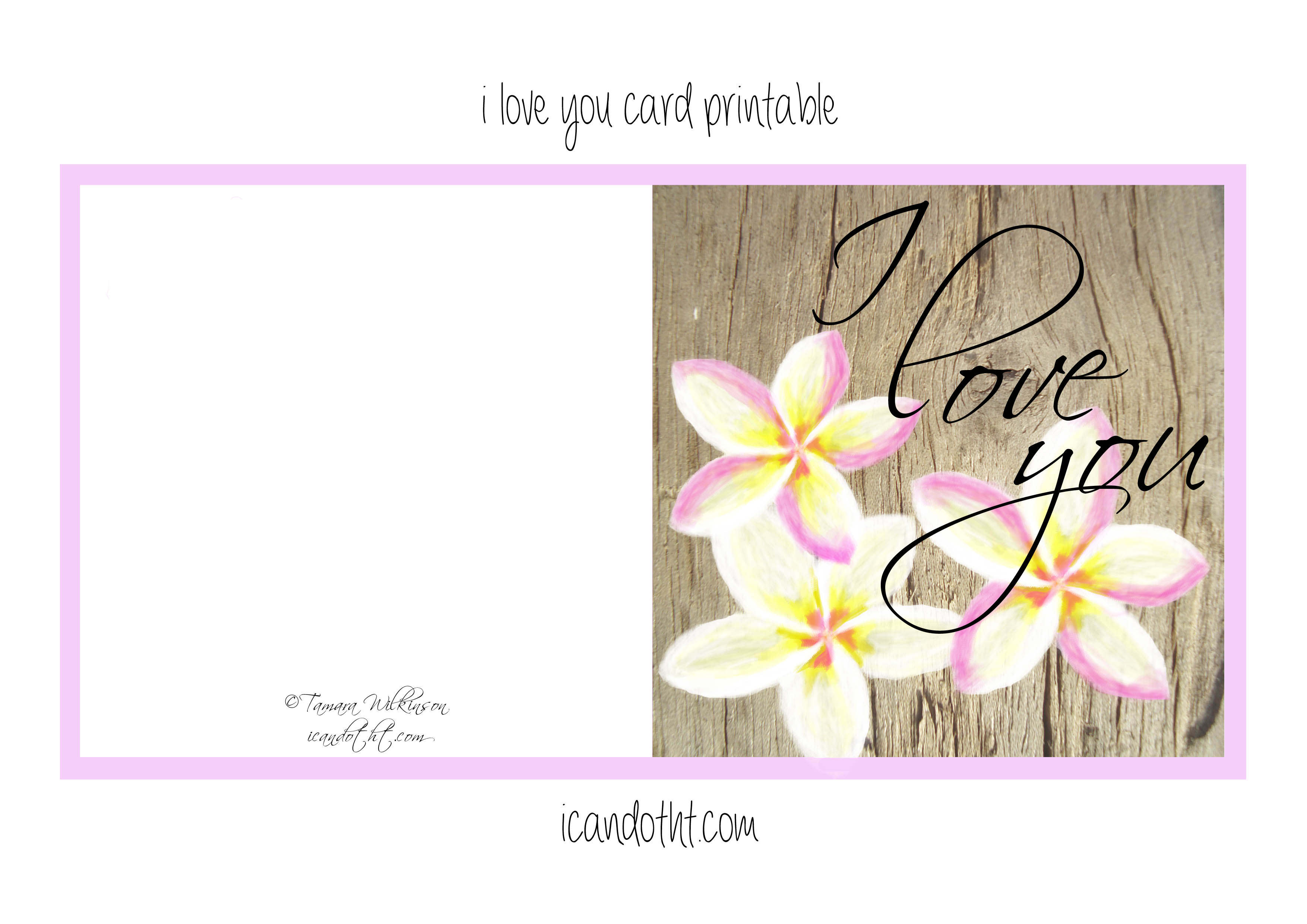 6 Best Images of Love You Card Printable Free Free Printable Love