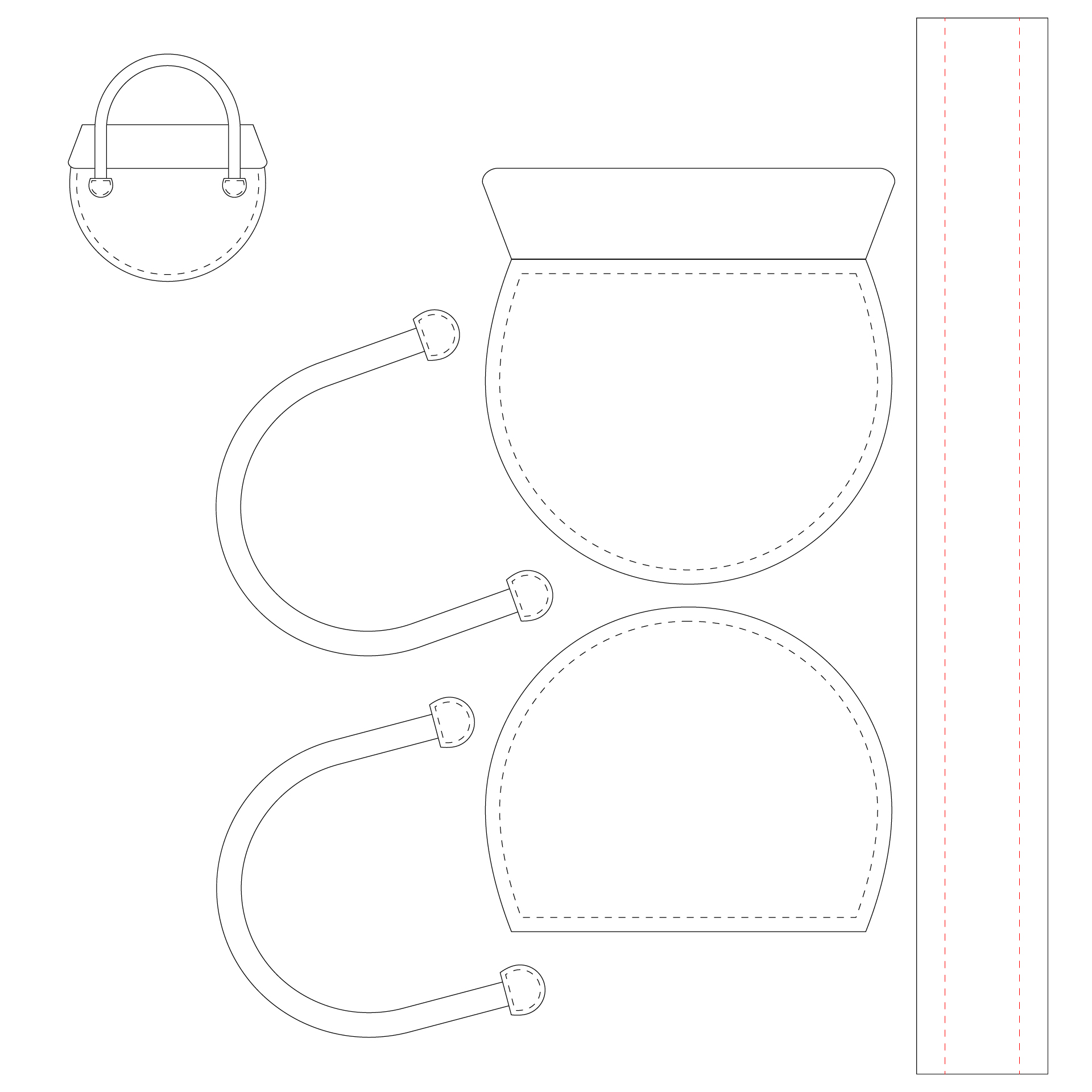 7 Best Images of Leather Handbag Patterns Printable Free Leather