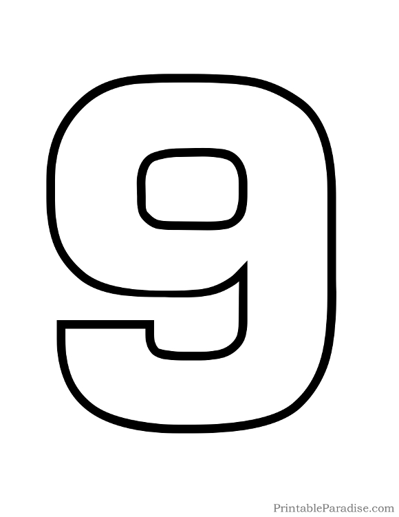 7 Best Images Of Printable Bubble Number 5 Outline Printable Number 5