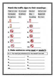 4 Best Images of Free Printable Road Signs Worksheet - Road Safety
