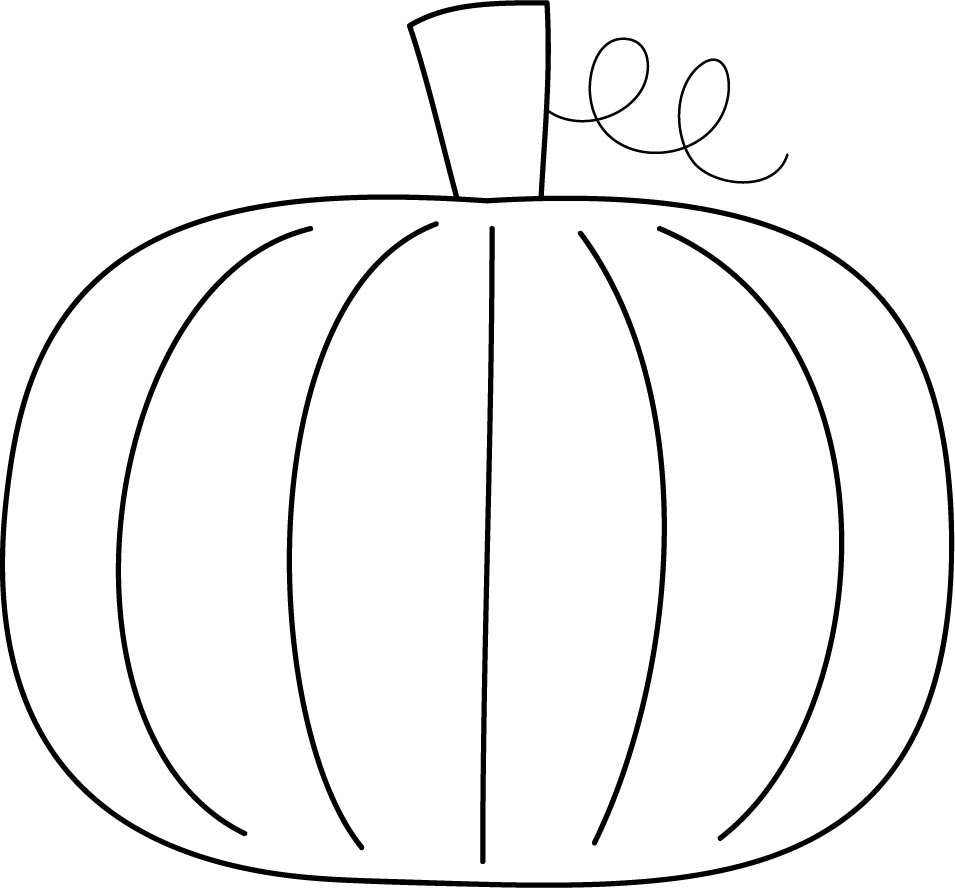 faceless pumpkin coloring pages - photo #4