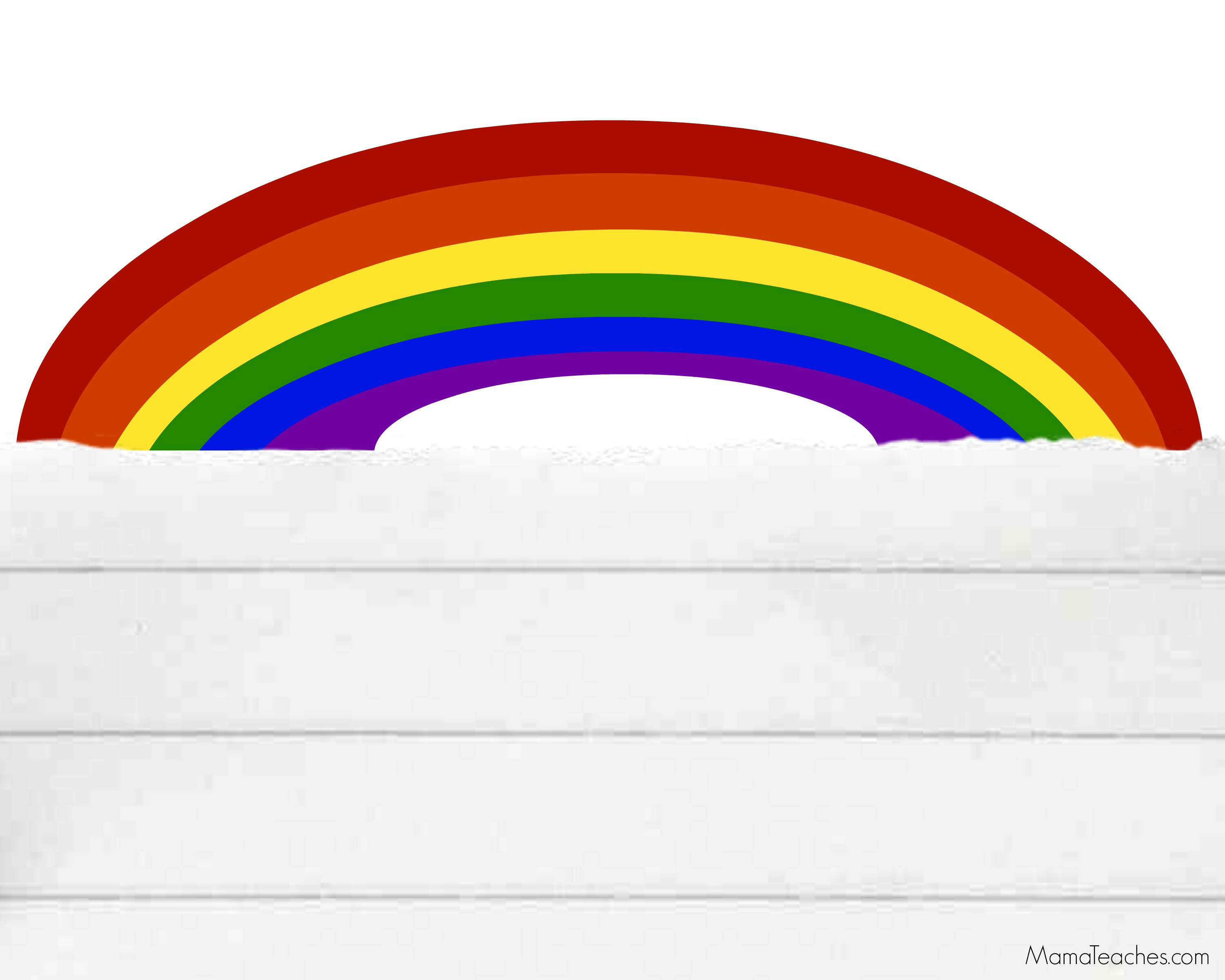 6 Best Images of Free Printable Rainbow Writing Paper Rainbow Writing