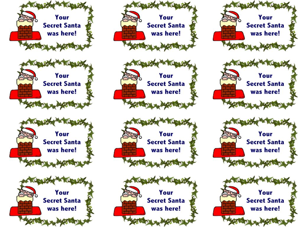 9 Best Images of Printable Secret Santa Riddles Christmas Scavenger