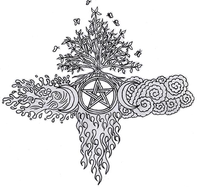 pagan children moon coloring pages - photo #5