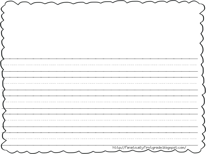 Letter Writing Template For First Grade