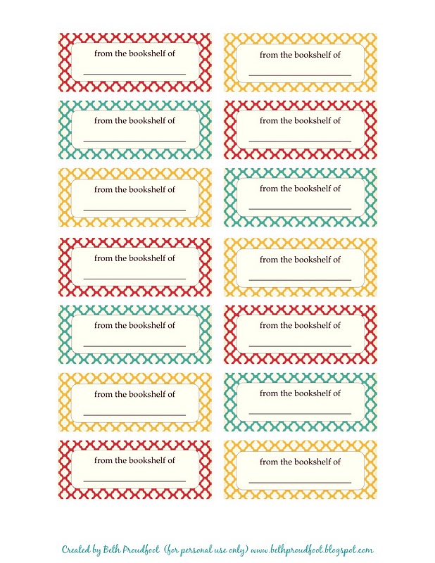5 Best Images Of Printable School Book Labels Nice Free Printable Book Labels Free Printable