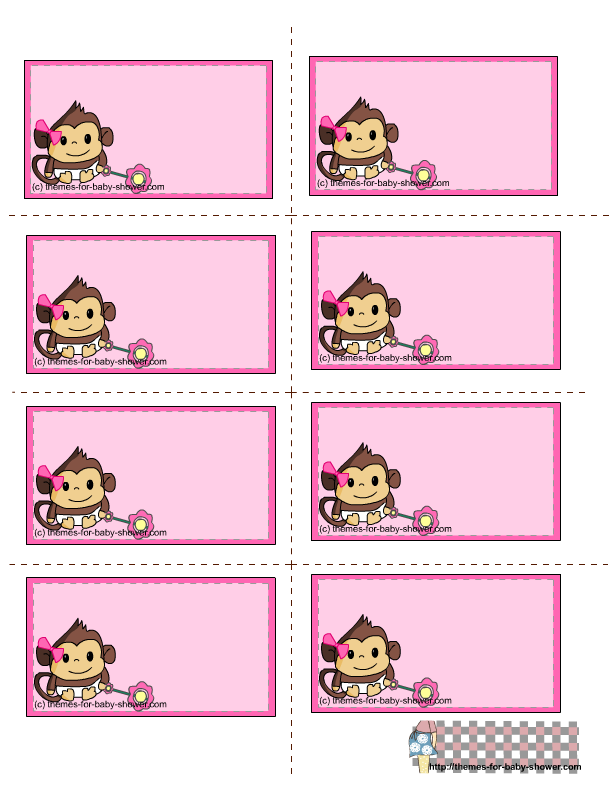 free baby girl monkey clip art - photo #39
