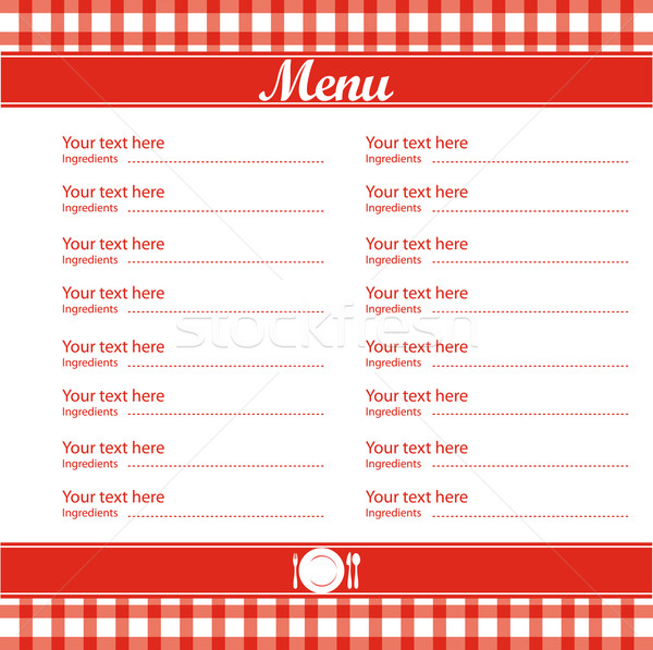 Free Blank Restaurant Menu Templates