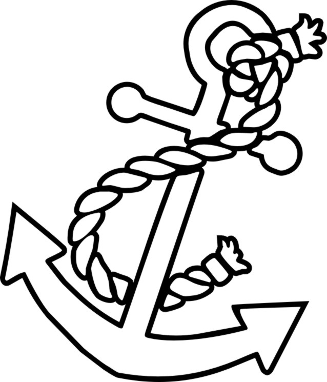 6 Best Images of Printable Pictures Of Anchors - Anchor Cross, Anchor