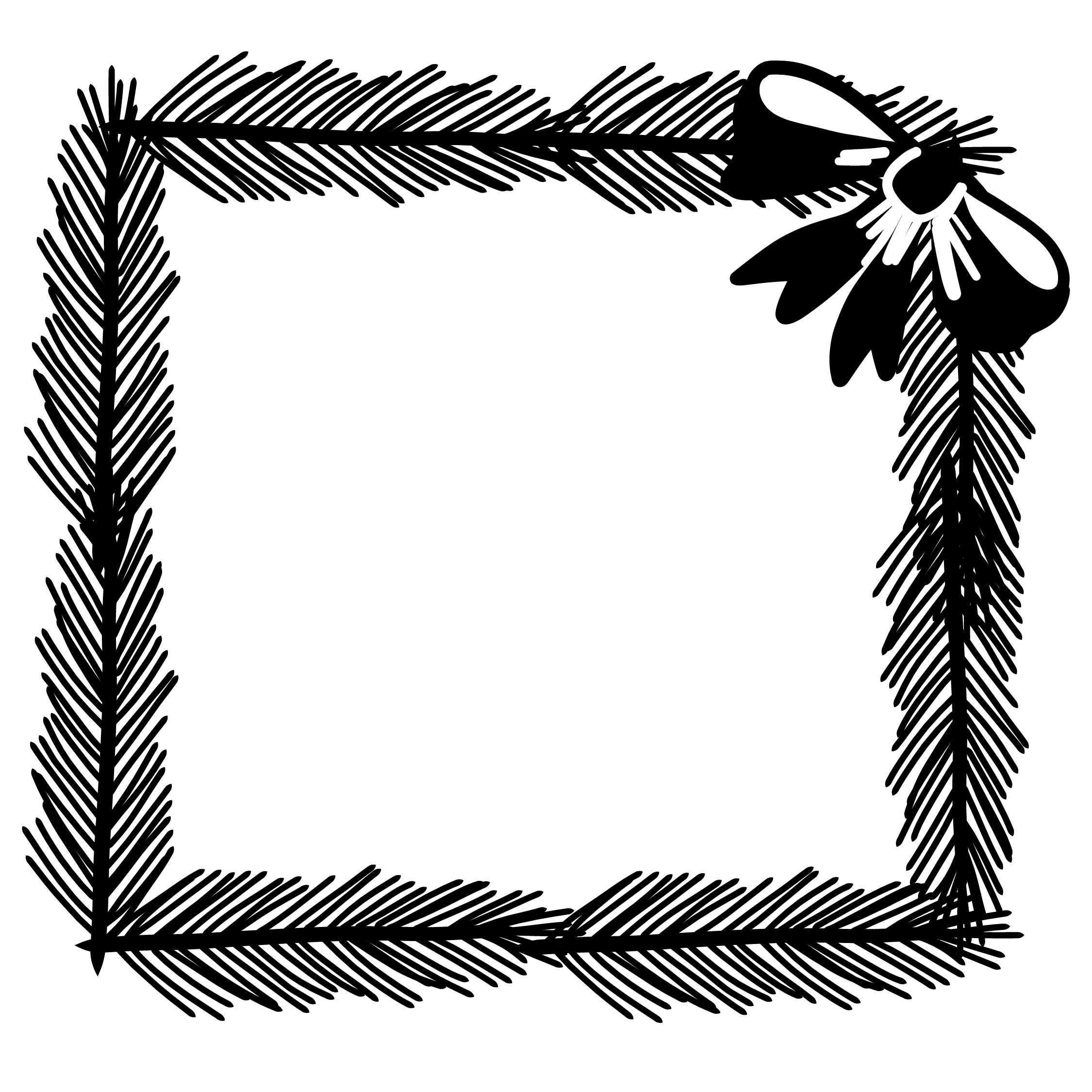 8 Best Images Of Printable Christmas Cards Black And White Black And White Printable Christmas