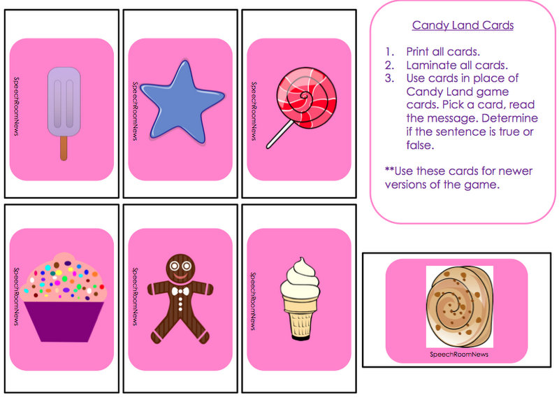 4 Best Images of Printable Candyland Game Pieces Candyland Board Game
