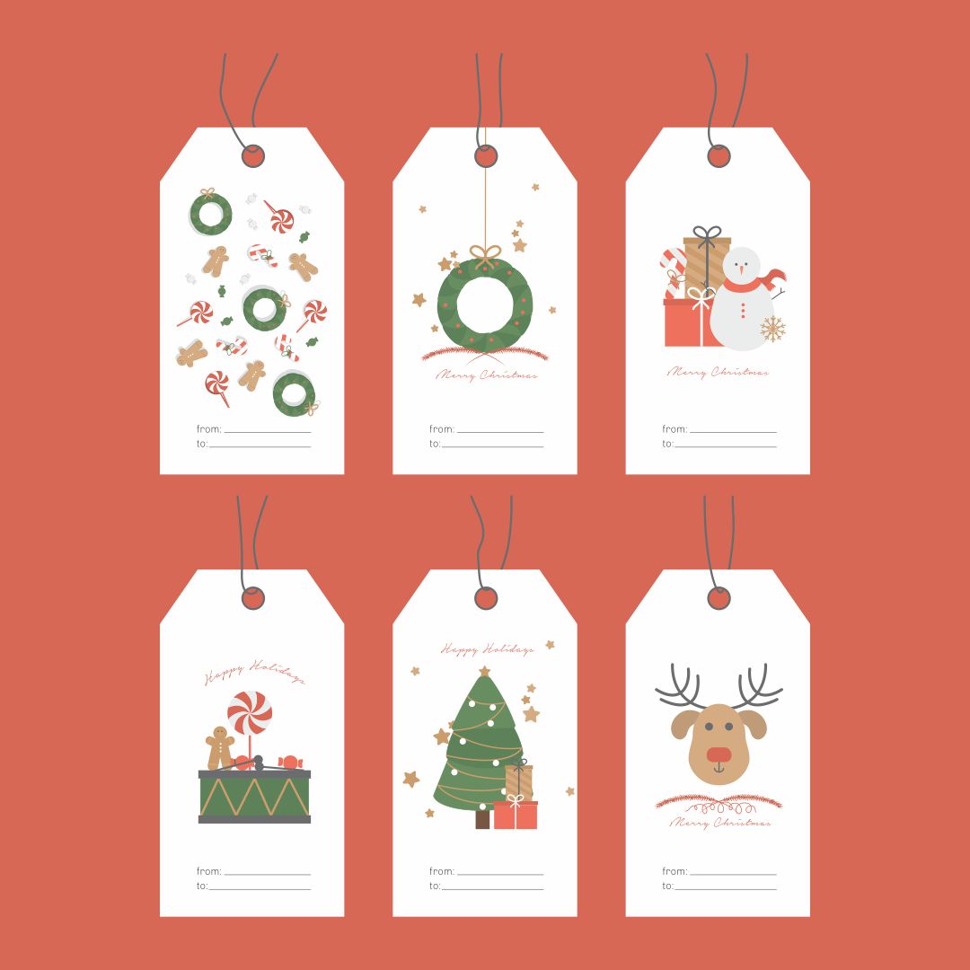 Free Printable Blank Gift Tags Christmas
